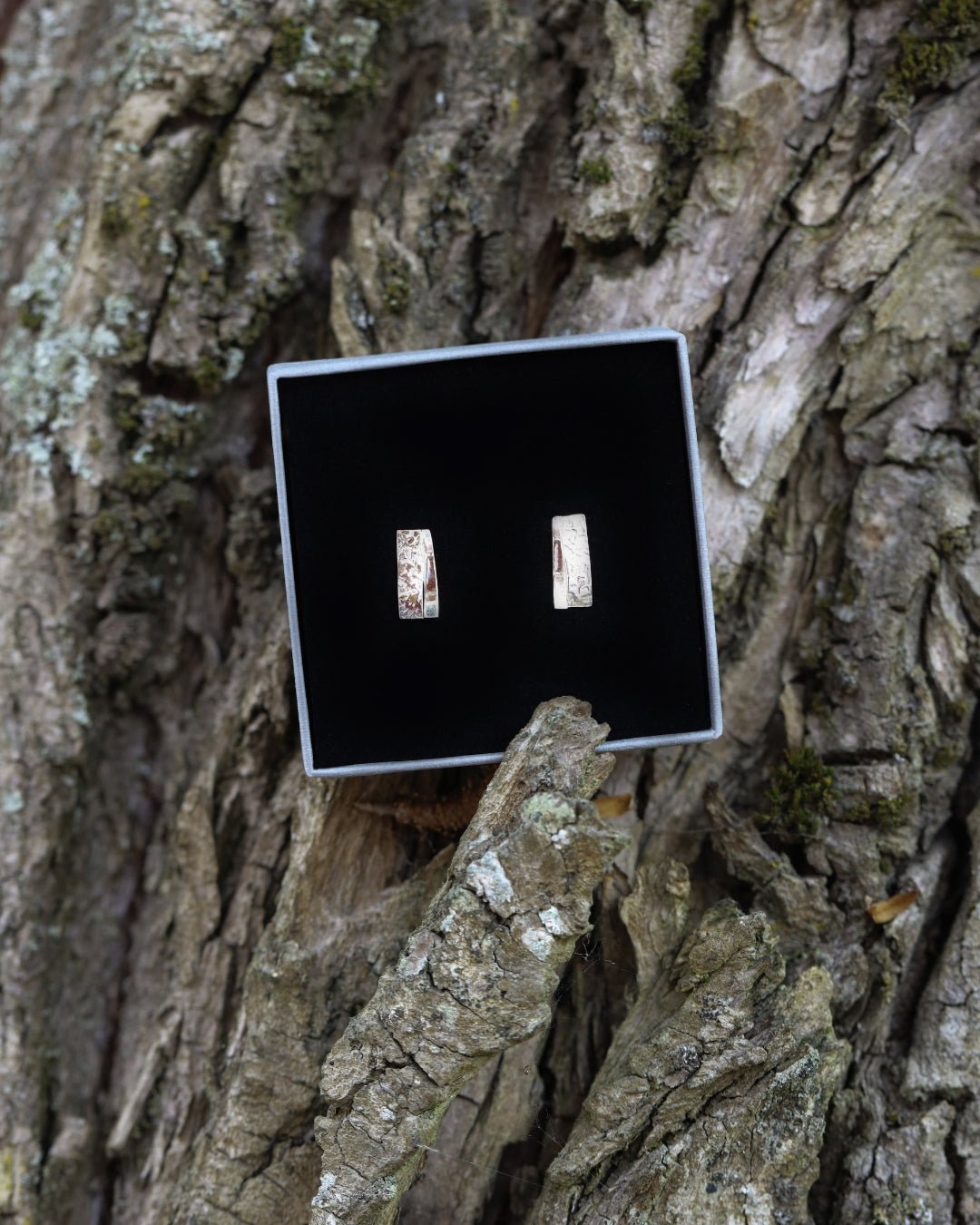 STAM örhängen på stift - Guldviva Jewellery