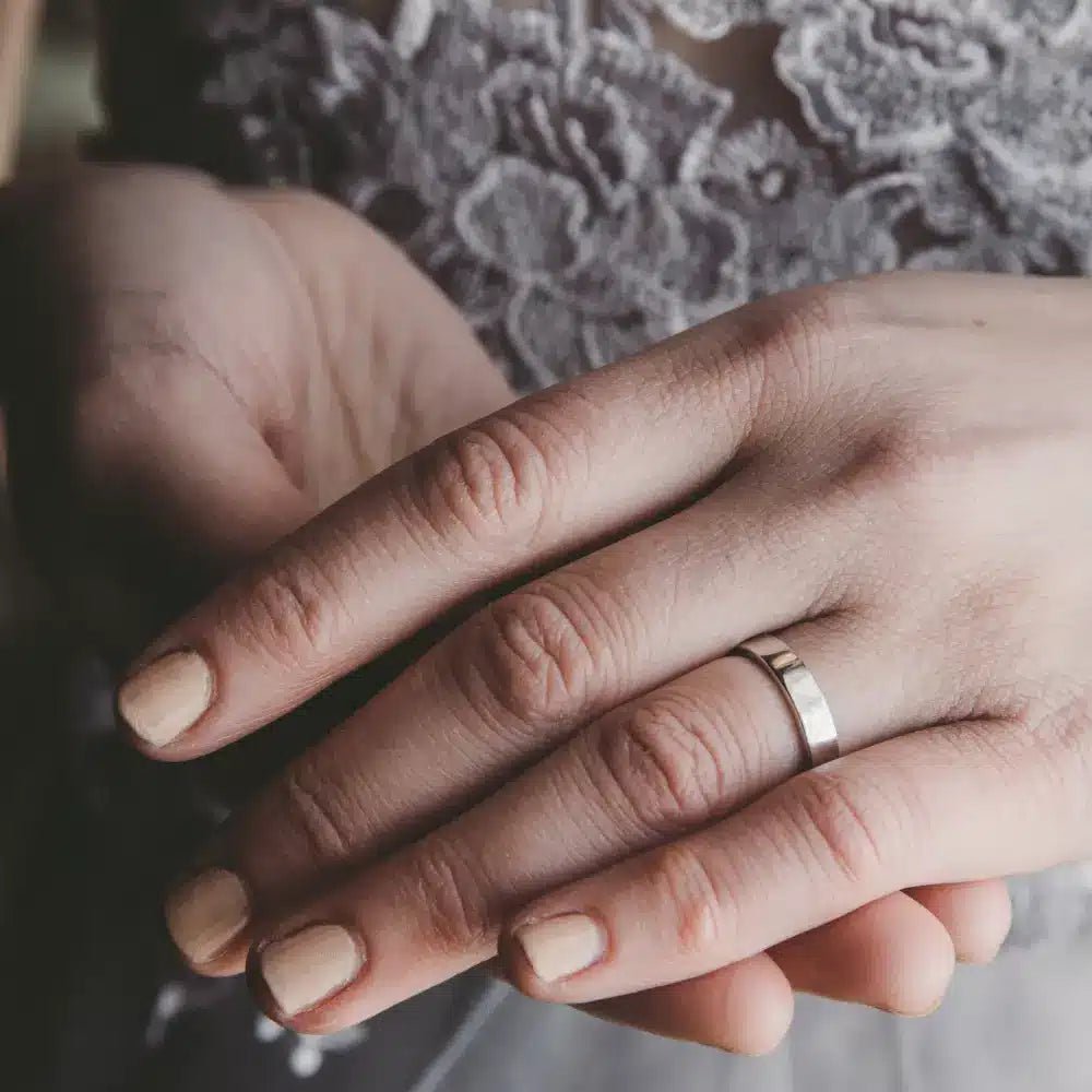 RING Rektangulär 18K 4 mm - Guldviva Jewellery