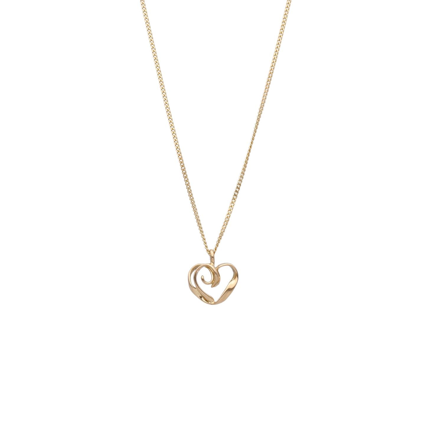STORMSKÄRS MAJA HJÄRTA S Halsband 18K - Guldviva Jewellery