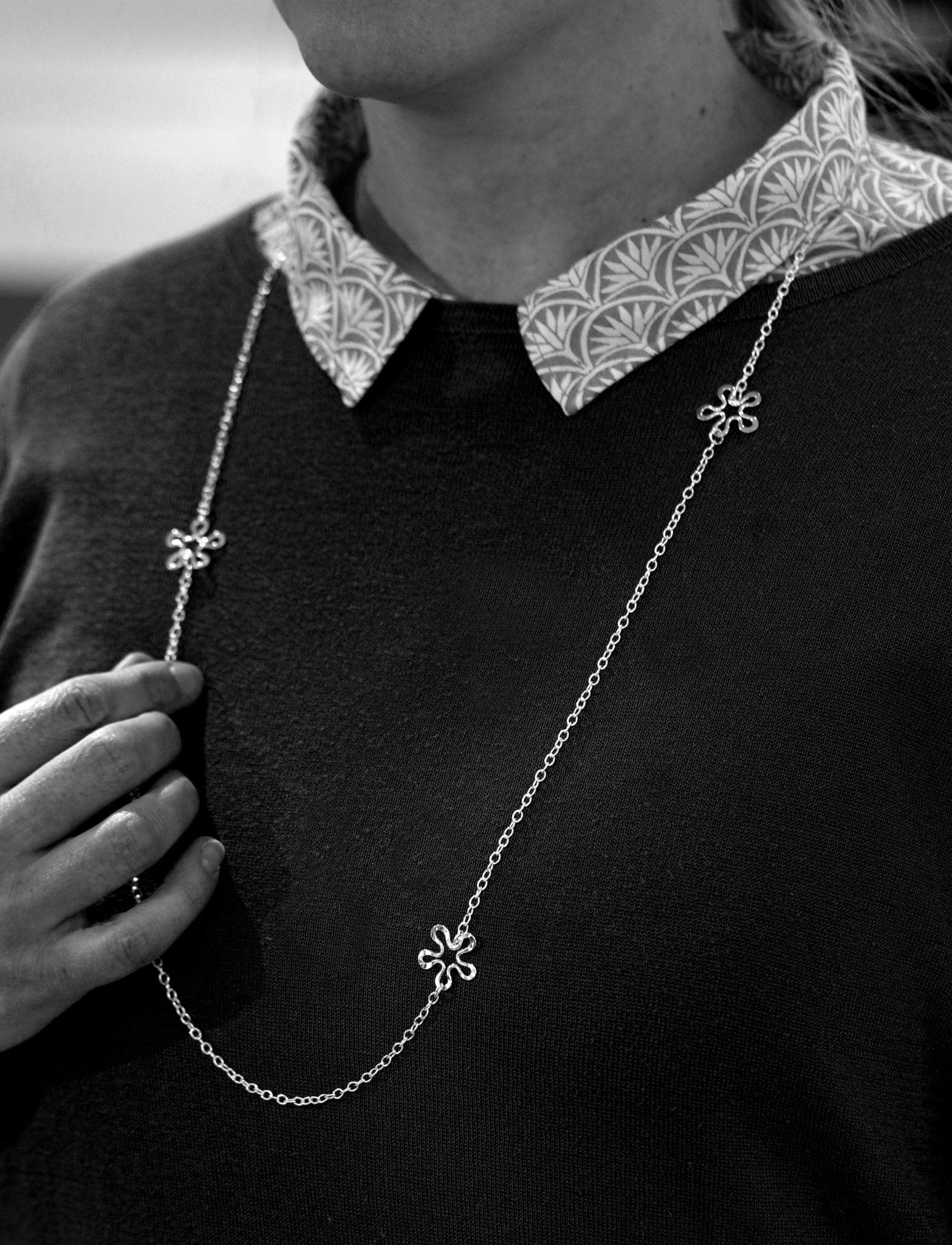 BLOMMAN™ KEDJA halsband - Guldviva Jewellery