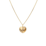 BLÅMUSSLA HJÄRTA 18K halsband - Guldviva Jewellery