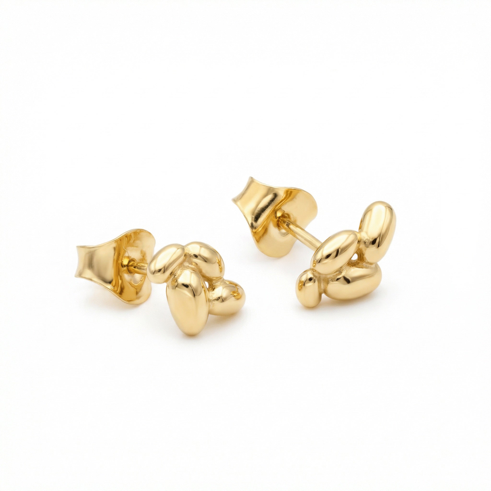 EVA potato 18K stud earring