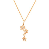 FÖRGÄT MIG EJ 18K halsband med diamanter - Guldviva Jewellery