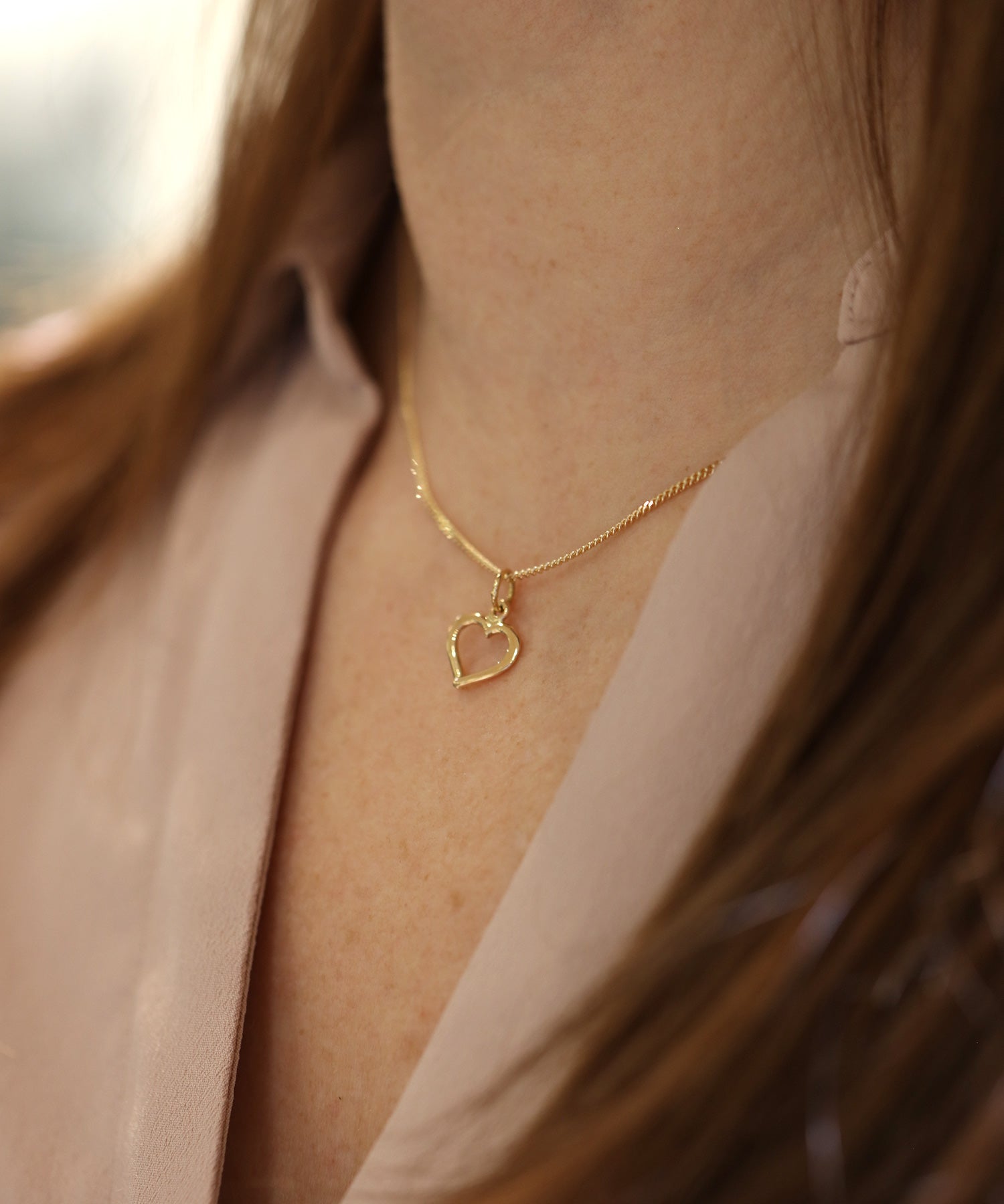 HJÄRTLIG 18K halsband - Guldviva Jewellery