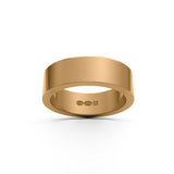 RING Rectangular 18k 6 mm