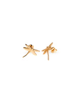 TROLLSLÄNDA (Dragonfly) 18K stud earrings