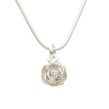 ROS halsband med kubisk zirkon - Guldviva Jewellery