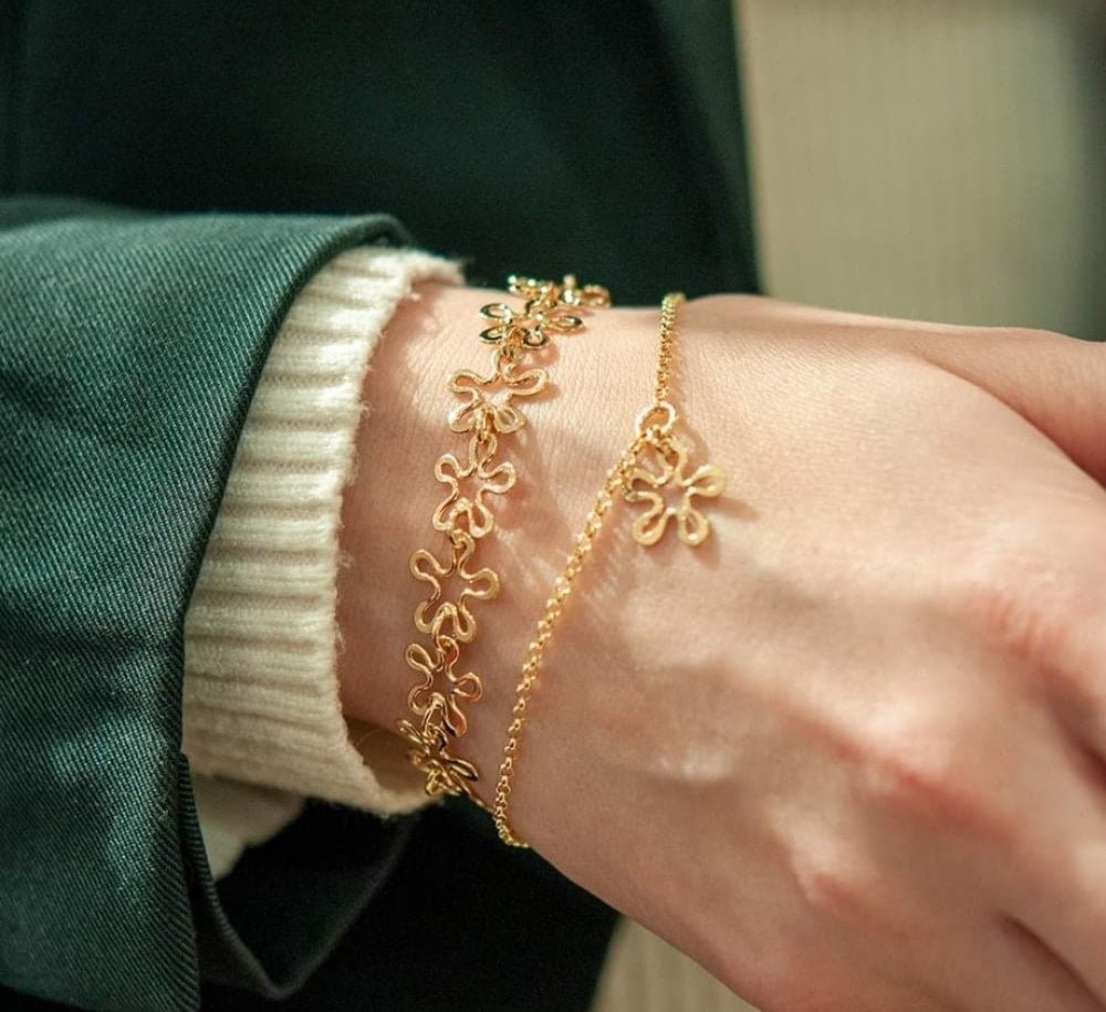 BLOMMAN™ 18K armband exklusiv - Guldviva Jewellery