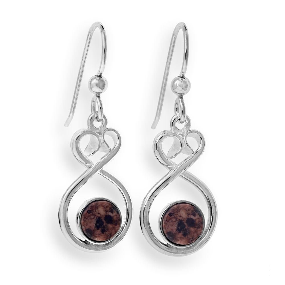 ÅLANDSHJÄRTA örhängen på krok - Guldviva Jewellery