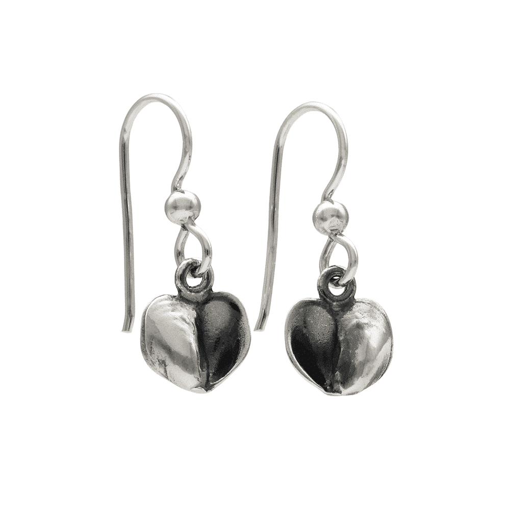 BLÅMUSSLA HJÄRTA XS örhänge krok - Guldviva Jewellery