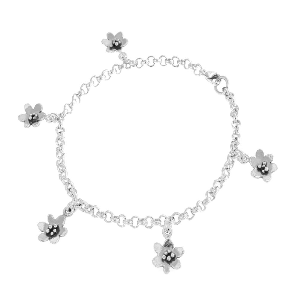 BLÅSIPPA BERLOCK armband - Guldviva Jewellery