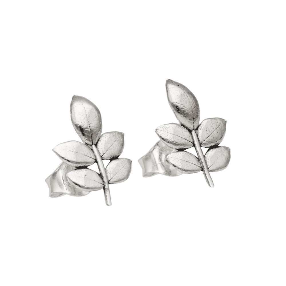 EVA blad örhänge stift - Guldviva Jewellery