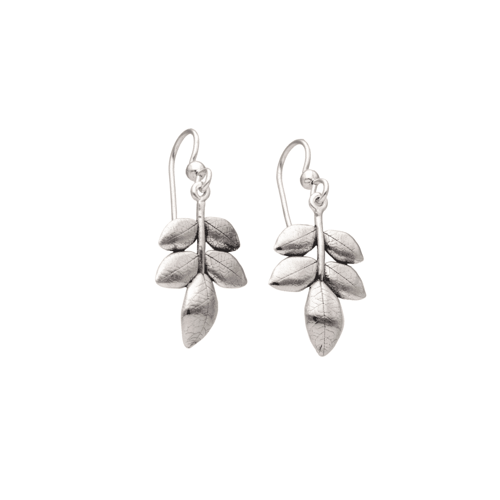 EVA blad örhänge krok - Guldviva Jewellery