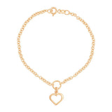 HJÄRTLIG 18K BERLOCK armband - Guldviva Jewellery
