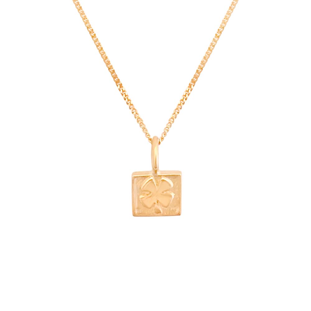 LYCKOKLÖVER 18K halsband - Guldviva Jewellery