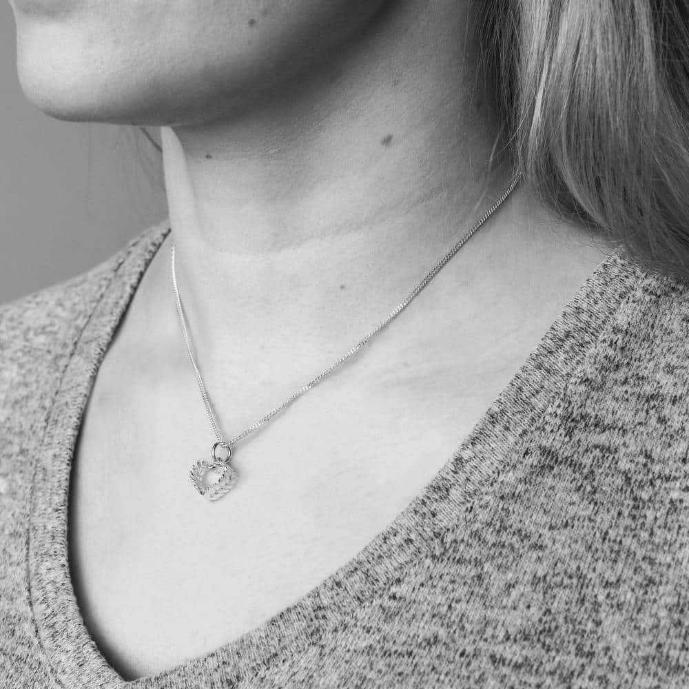 RÅGHJÄRTA S halsband - Guldviva Jewellery