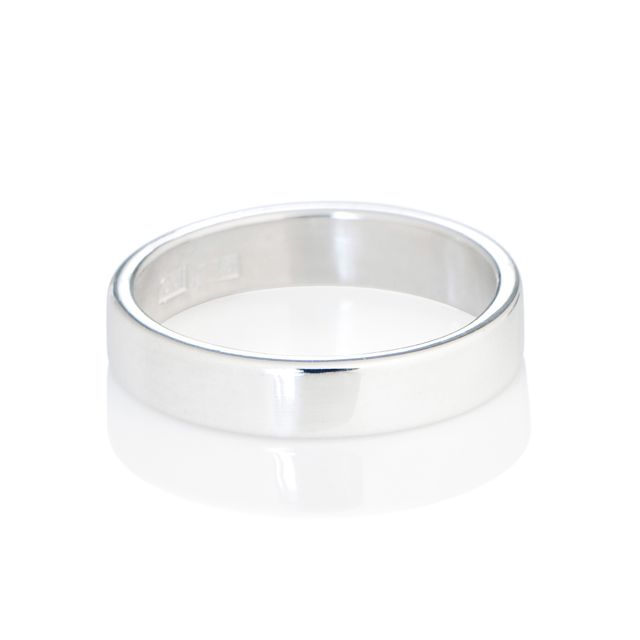 RING Rektangulär 4 mm - Guldviva Jewellery