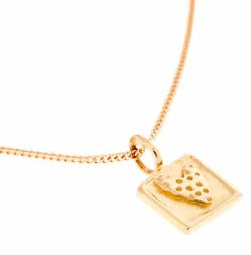 LYCKOHJÄRTA 18K halsband - Guldviva Jewellery